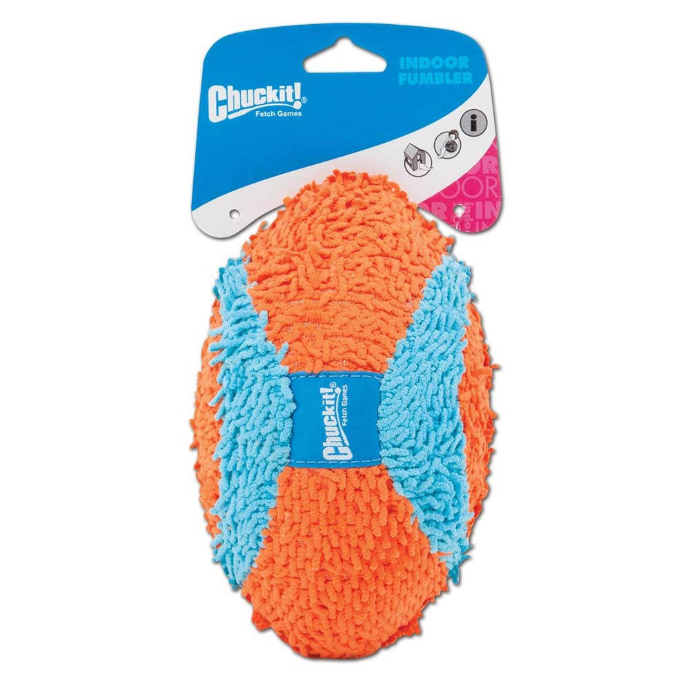 Chuckit! Indoor Fumbler Dog Toy Blue/Orange 1ea/MD