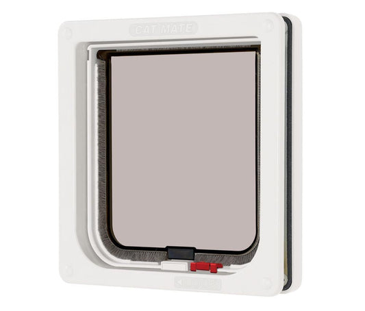 Ani Mate Lockable Cat Flap White 1ea