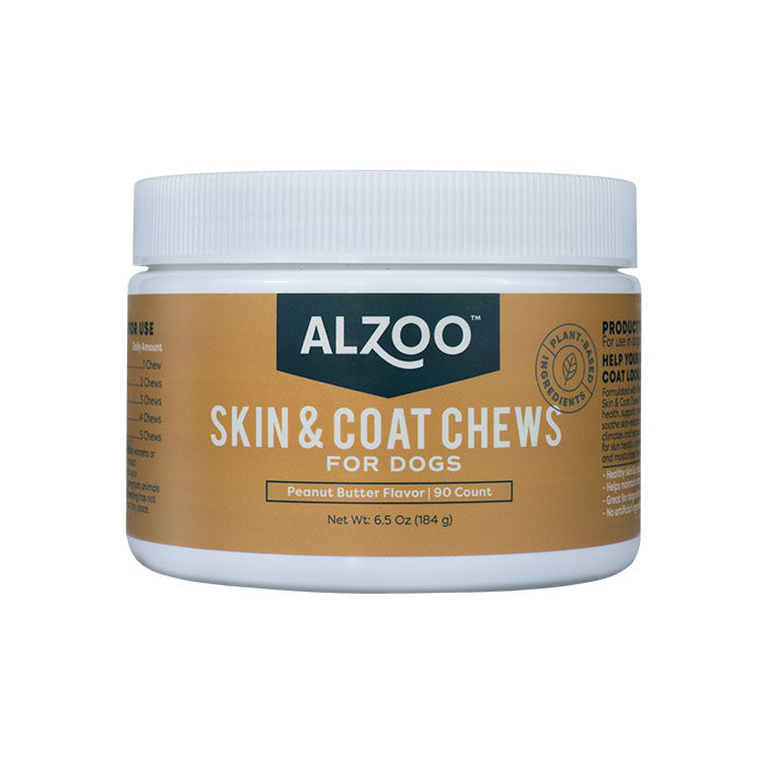 Alzoo Plant-Based Skin & Coat Soft Chews 90 Count