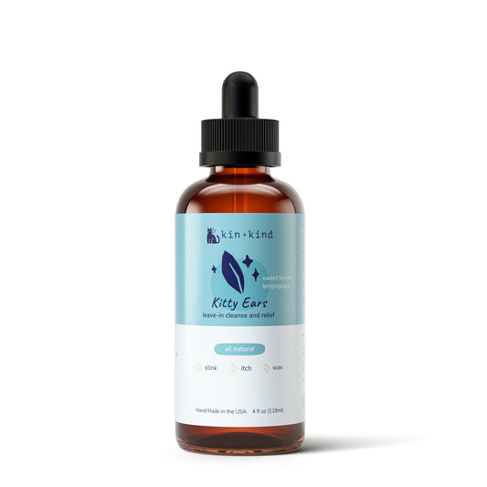 **Kin+Kind Natural Kitty Ear Cleaner 4oz.