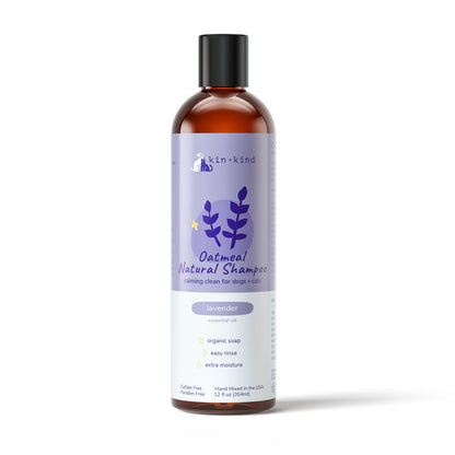 **Kin+Kind Shampoo Oatmeal Lavender 12oz.