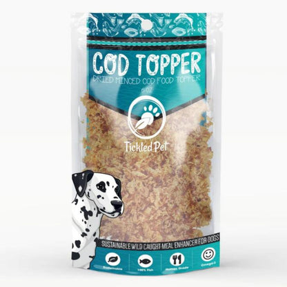 **Tickled Pet Dog 6oz. Cod Topper