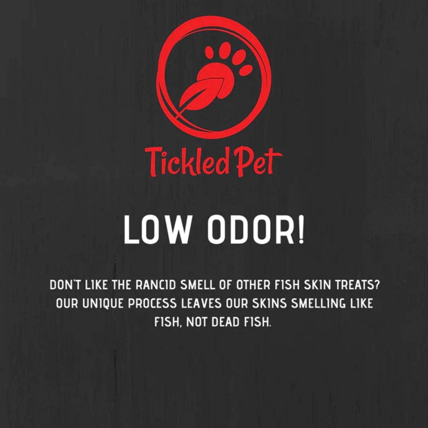 **Tickled Pet Dog 6oz. Icelandic Codfish Skin Rolls