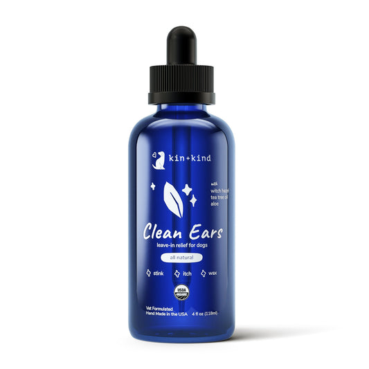 **Kin+Kind Clean ears 4oz. Organic Dog