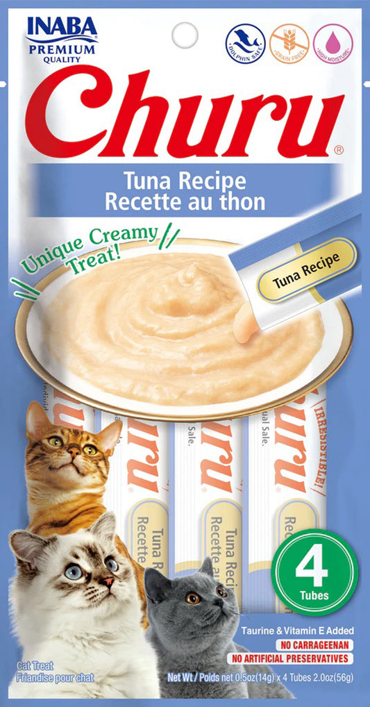 **Inaba Cat Churu Puree Tuna 0.52 Oz/6Ct